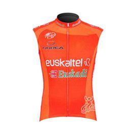 EUSKALTEL Team cycling Sleeveless Jersey mtb Bike Tops Road Racing Vest Outdoor Sports Uniform Summer Breathable Bicycle Shirts Ropa Ciclismo S21050617