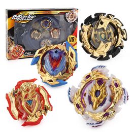 Gold Beybleyd Burst Gyroscope Bey Blade with Launcher 4Pcs Gyro Toys for Children X0528