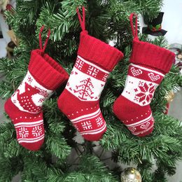 Christmas Decoration Socks Ornaments Pendant Small Boots Children Candy Bag Gift Fireplace Tree Jewelry