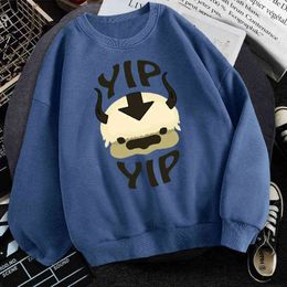 Man 2021 New Fleece Sweatshirts Avatar The Last Airbender Harajuku Loose Streetwear Top Autumn Spring O Neck Pullover Hoody Mens H1227