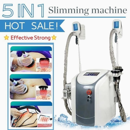 Slimming Machine 2 Cryo Handle Portable Lipolysis Fat Freezing Diode Lipo Laser Cavitation Rf Ce/Dhl