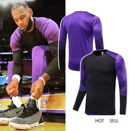Basketball Jerseys Quick Dry Breathable Outdoor Sports Training Long Sleeve Basketball Shirt Team Uniforms kits