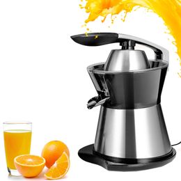 220V Electric Juicer Lemon Squeezer Stainless Steal Orange Citrus Jucers Machine Household Fruit Processor