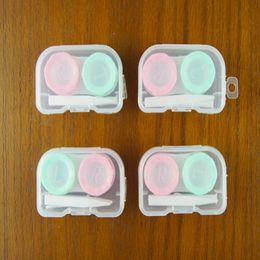 4 in 1 kits Companion box Empty contact boxes Eyeglasses Case Container Colourful