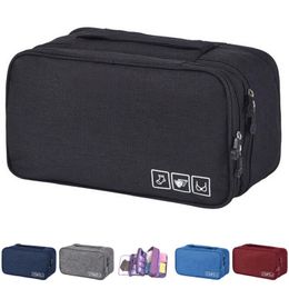 Women Storage Box Protect Bra Underwear Socks Bag Organiser Travel Case Portable Nylon /BY Cosmetic Bags & Cases