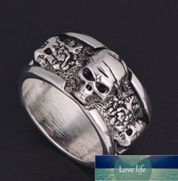 Vintage Punk Men's Rock Gothic Skull Skeleton Ring Party Biker Jewellery Factory price expert design Quality Latest Style Original Status