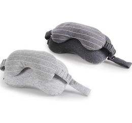 2021 Neck Pillow Eye Mask Portable Travel Head Neck Cushion Flight Sleep Rest Blackout Goggles Blindfold Shade