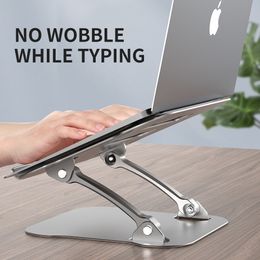 stand 11-17inch Cooling Rack Folding Adjustable Angle Aluminium Alloy Desktop Portable Holder Office Universal Non Slip Laptop Stand