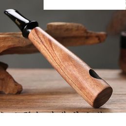 2021 Smoking set pear wood pipe Hand-made tobacco pipe solid wood small cigar straight Philtre pipe is not spray-painted