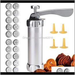 Moulds Kitchen, Dining Bar Home & Garden Drop Delivery 2021 Molds 4 Nozzles 20 Manual Biscuit Cookie Press Hine Baking Set Dessert Mold Cake