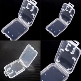 Memory Card Case Holder Storage Carry Storage Box for SD TF Cards Plastic Standard SD SDHC Boxs