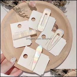 Clips & Barrettes Jewellery Jewelrymermaid Colour Fairy Clip Women Duckbill Barrette Stick Fashion Refreshing Hairpin Hair Styling Aessories Fe