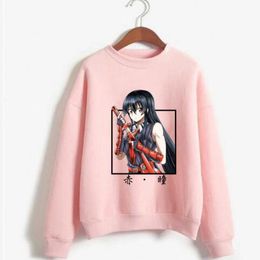 Men's Hoodies & Sweatshirts 2021 Anime Akame Ga Kill Hoodie Fashion Round Neck Loose Casual Spring Autumn Womens Sweatshirt Girls Pullover