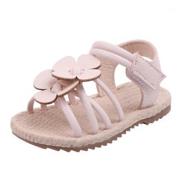 Sandals 2022 Summer Baby Shoes Beach Flat Non-slip Soft Sole Korean Girls Princess