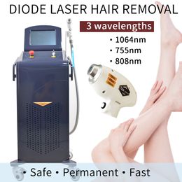 1200W permanent remove skin rejuvenation 808nm 755nm 1064nm 808 diode laser fast hair removal machine