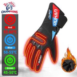 DUHAN 60 Motorcycle Gloves Waterproof Guantes Moto Touch Screen Motocross Windproof Heated For Man 211124