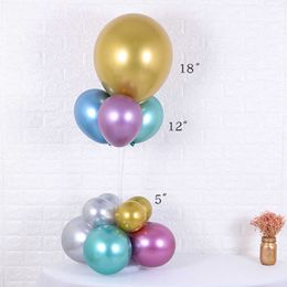 Decoration Inch Ballon Metal Pearl Balloons Metallic Colours Air Balls Birthday Decor R230812