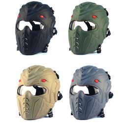 Tactical Halloween Cosplay Horror Skull Mask Outdoor Paintball Shooting Face Protection Gear NO03-332