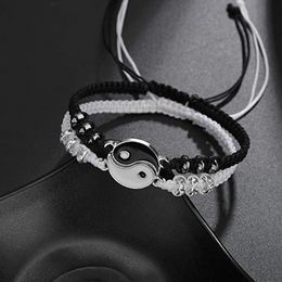 Yinyang Charm bracelet Weae combination couple bracelets bangle cuff friendship lover fashion jewelry will and sandy