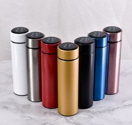 Intelligent Stainless Steel Thermos Bottle Cup Temperature Display Vacuum Flasks Travel Car Soup Coffee Mug Water Bottles