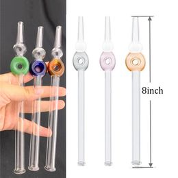 Beracky 8 Inches Portable NC Dab Tool Philtre Tips Dab Straw For Wax Glass Bongs Water Pipes Oil Rigs Smoking tools