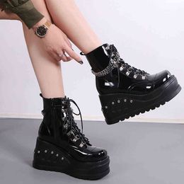 Botas Altas Negras Cadenas Mujer Oferta Online | DHgate.com