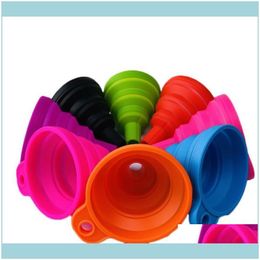 Other Kitchen, Dining & Bar Home Garden Tool Sile Collapsible Funnels Folding Mini Kitchen Funnel Style Portable Hung Be Foldable Jllgp Drop