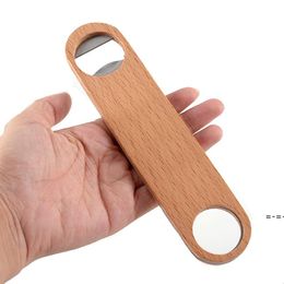 Wooden Beer Bottle Opener Hangable Bar Corkscrew Household Kitchen Tools Party Supplies RRA11222