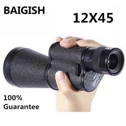 Telescope Binoculars Metal 12X45 Russian Military Monocular HD High Quality Portab Mini Tescope Captain Caribbean Pirates Spyglass Binoculars HKD230627