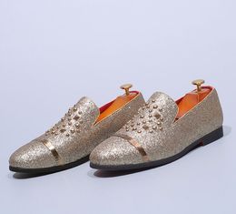 Couro Oxford sapato moda de negócios homens ternos deslizamento no vestido Oxfords sapatos de casamento de luxo estilo italiano estilo de escritório de festa de festa elegante elegante