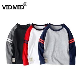kids long sleeve clothing boys cotton T-shirts arrival children clothes t-shirts for 6-14Y 4102 19 210622
