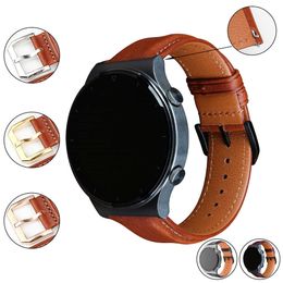 Maikes Watch Band 22mm 20 Genuine Leather Strap for Huawei Gt 2 Gt2 Pro Watch Bracelet Replace 46mm 42 Mens Ladies Watch Strap H0915