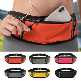 phone case for gym UK - Professional Running Waist Bag Sports Belt Pouch Mobile Phone Case Men Women Hidden Gym Bags Outdoor