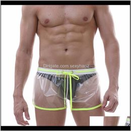 Brand Sexy Underwear Boxers Transparent Waterproof Trunks Men Boxer Gay Underpants Sleepwear Shorts Size Xl Qpsrh Q6Ph4