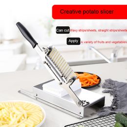 Multifunctional Potato Slicer Vegetables Slicing Machine Cut Wavy Slices Carrot Cucumber Slicer Household Kitchen Tool