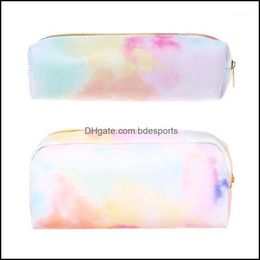 Cases Bags Office Business & Industrialkawaii Pencil Colorf Makeup Cosmetics Bag Pen Box Storage Pouch Case School Supplies Stationery1 Drop