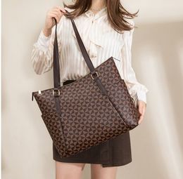Handbags Purses Genuine Leather Women Tote Bags Purse Fashion Shoulder Bags Flower Checkers Grid wallets