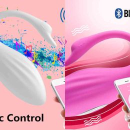 Nxy Bluetooth Vibrating Egg Ben Wa Ball Kegel Clit Stimulator Sex Toys for Woman ,remote Control Vagina Female Masturbator 1215