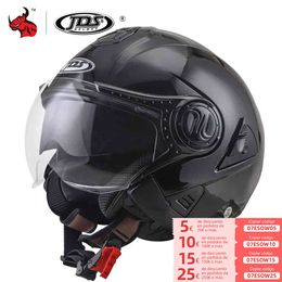 NENKI Summer Double Lens Open Face rcycle Racing Off Road Helmet Casco Moto Capacete Casque