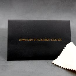 Black Silver Polish Cloth 100 Piece Anti Tarnish Tools Wipe Maintain Special Clean Jewelry