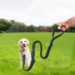 Dog Collars & Leashes High Elastic Stretch Reflective Leash Traction Belt Pet Rope Safety Car Seat Foam Hand Lead
