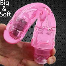 NXY Adult toys Lovely Pink Huge Big Dildo Vibrator Sex Toys for Woman Vagina Massager High Frequency Vibrating Adult Games Sex Shop 1202