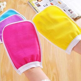 200pcs Korea Hammam Scrub Mitt Magic Peeling Bath Glove Brushes Exfoliating Tan Removal Shower Bath Morocco Towel