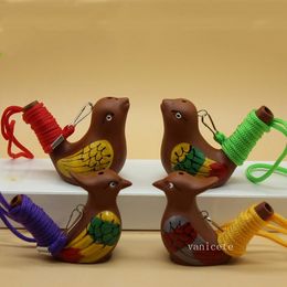 Ceramic Water Bird Whistle Waters Ocarina Song Novelty Items Home Decoration Kids Toys Gift Christmas Party Favor T2I52704