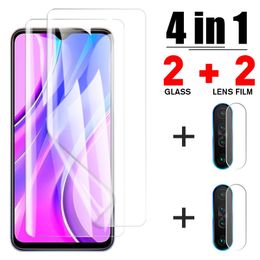 Cell Phone Screen Protectors 4PCS Hydrogel Film Screen Protector For Xiaomi Redmi Note 10 7 8 9 Pro Camera Screen Protector For Redmi