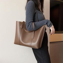 Evening Bags Large Capacity Women't Real Leather Shoulder Laptop Tote Femal Commuter Purse And Handbags Luxury For Women