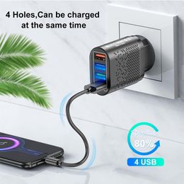 2022 подержанный iphone 4
 EU / US / UST USB зарядное устройство 3A QUIK CHARGE 3.0 зарядное устройство для мобильных телефонов для iPhone 11 Samsung Xiaomi 4 Port Fast Wall Chargersa50
