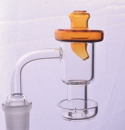 Smoking OD 25mm Terp Slurper Quartz Banger Nails & UFO Colored Carb Cap For 10mm 14mm 18mm Bongs Dab Rigs