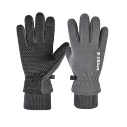 Sports Gloves Men's Ski Windproof Waterproof Non-Slip Plus Velvet Warm Snowboarding Snowmobile Motorcycle Riding Mittens Winter