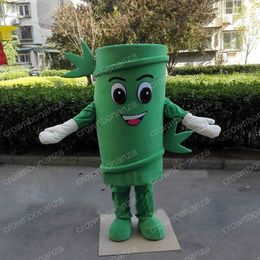 Halloween green bamboo Mascot Costume Top quality Cartoon Character Outfits Adults Size Christmas Carnival Birthday Party Outdoor Outfit